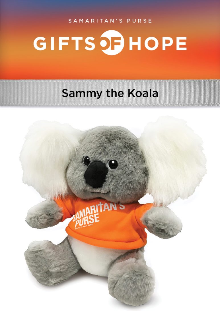 Sammy the Koala Australian Disaster Relief Samaritan's Purse Gift